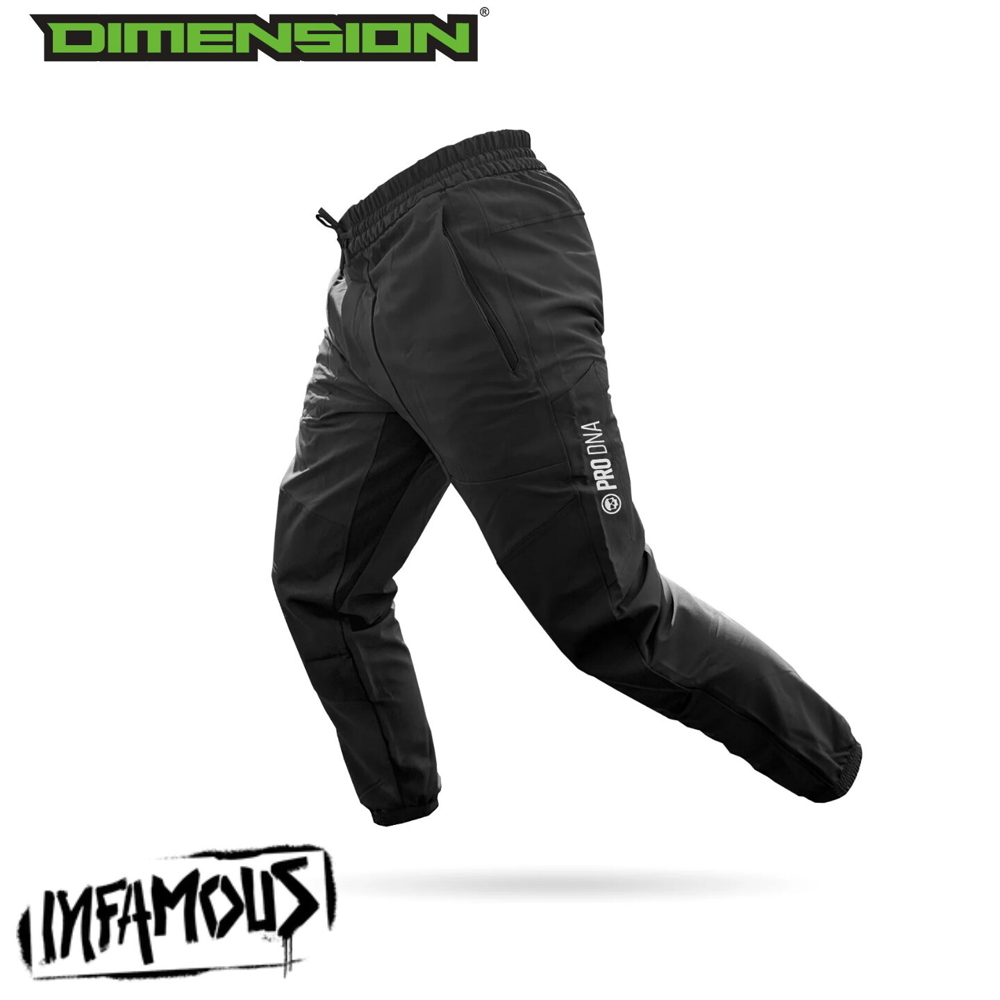 Infamous PRO-COMP Joggers - Black - L