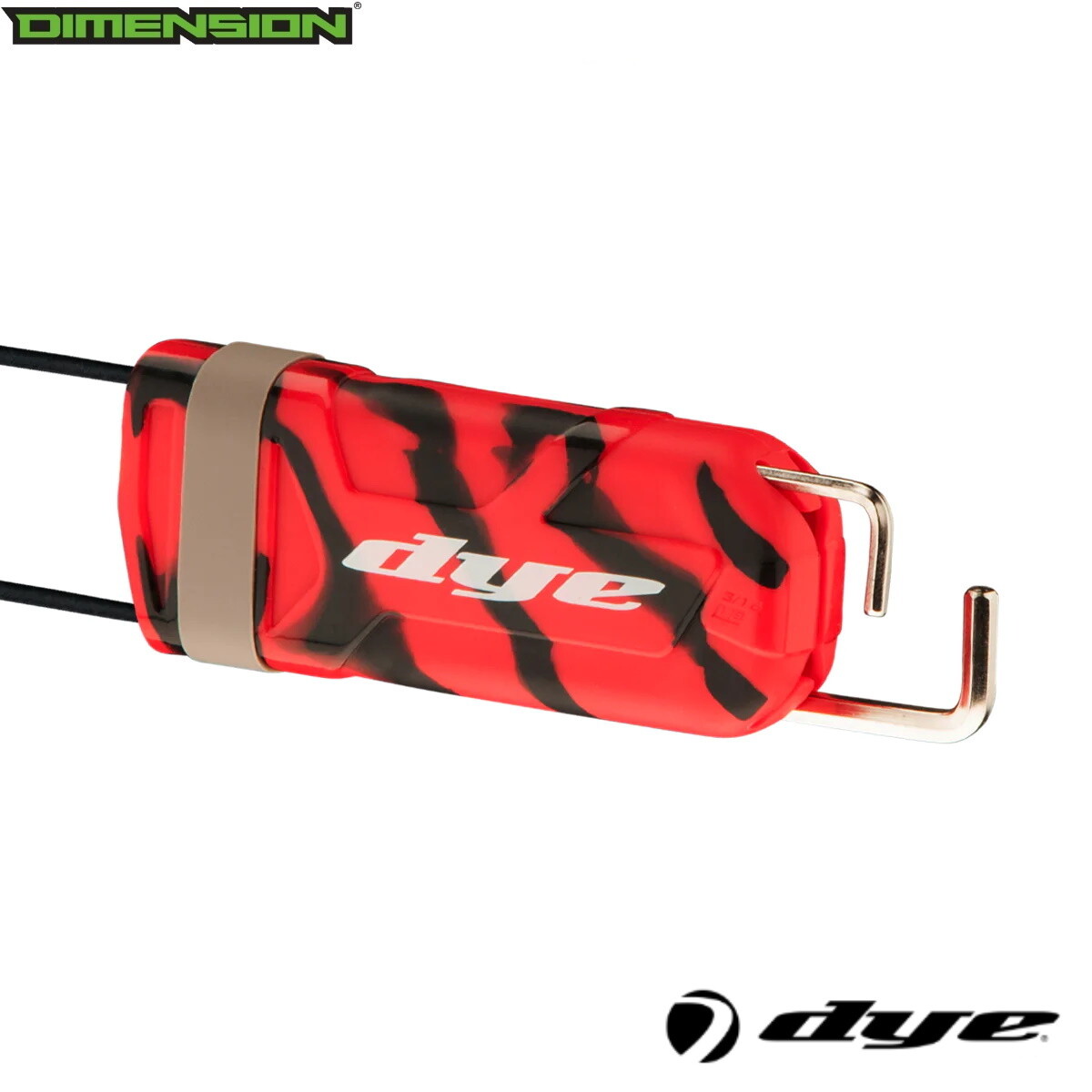 Dye Flex Barrel Cover TWST- Red/Black