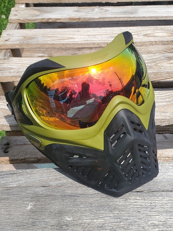 VForce Grill 2.0 Goggle - Crocodile - Thermal Supernova Lens &amp; Clear Lens- Olive / Black