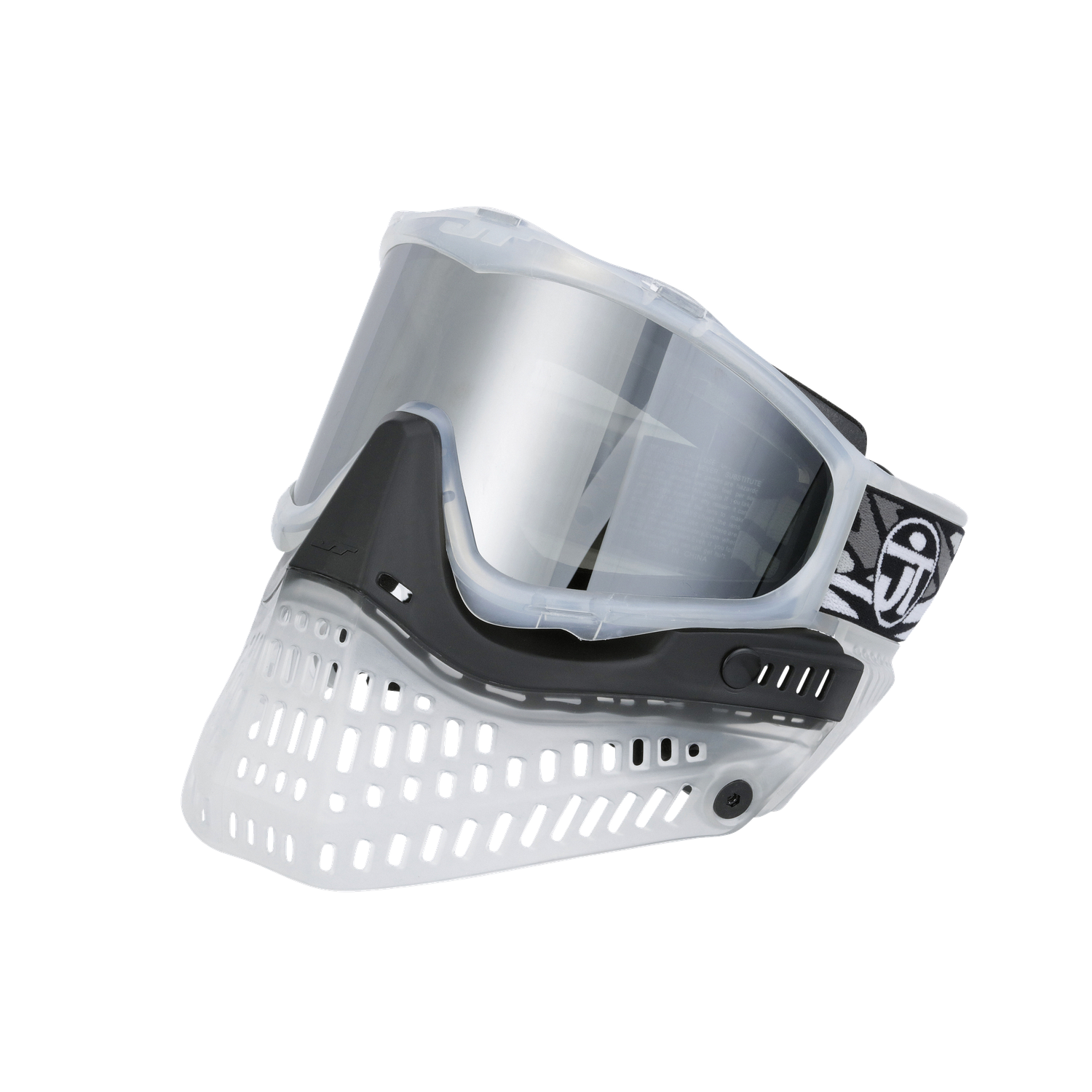 JT Proflex SE Paintball Mask - ICE Series Clear w/ Chrome Thermal Lens