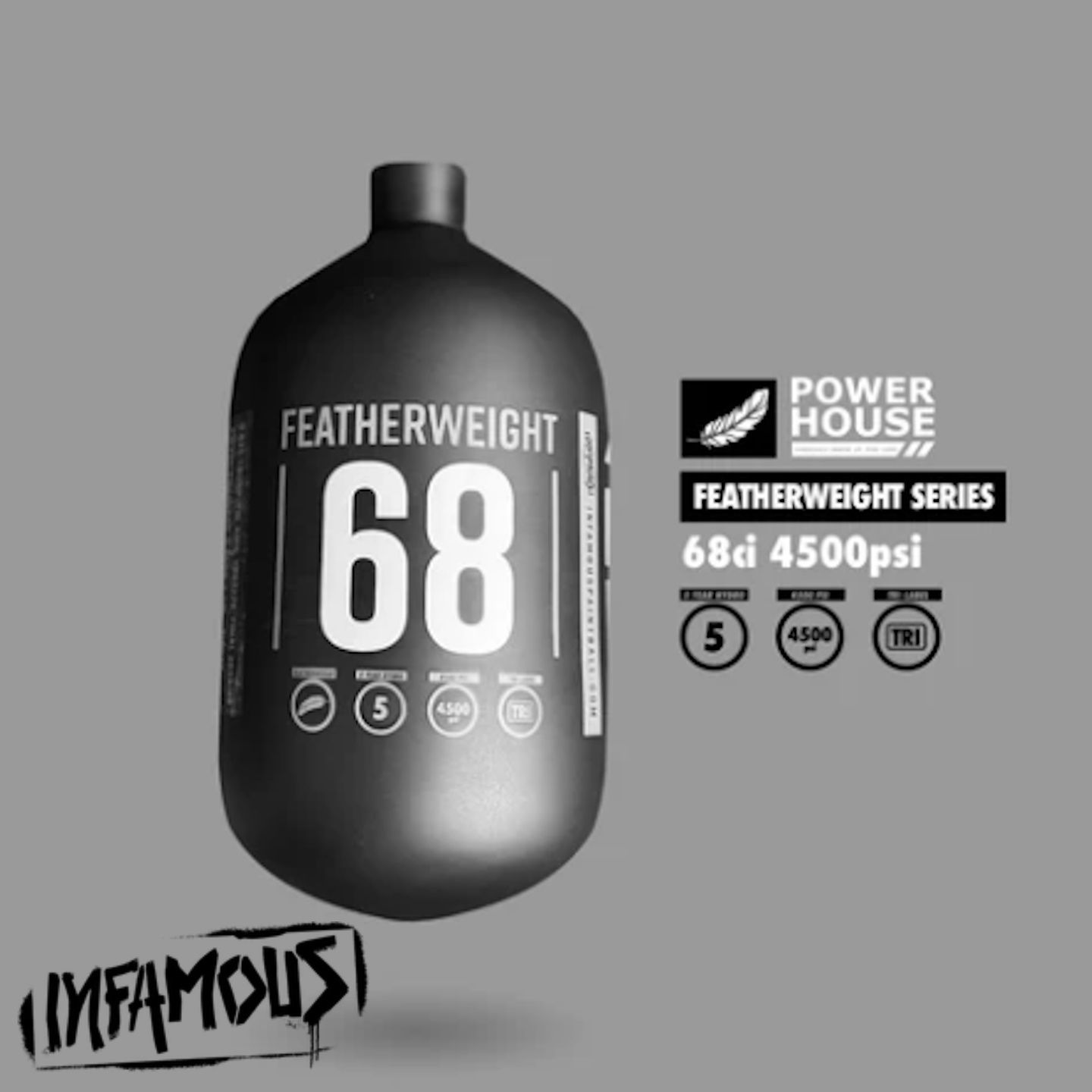 Powerhouse “Featherweight” Air System 68CI (Bottle Only)