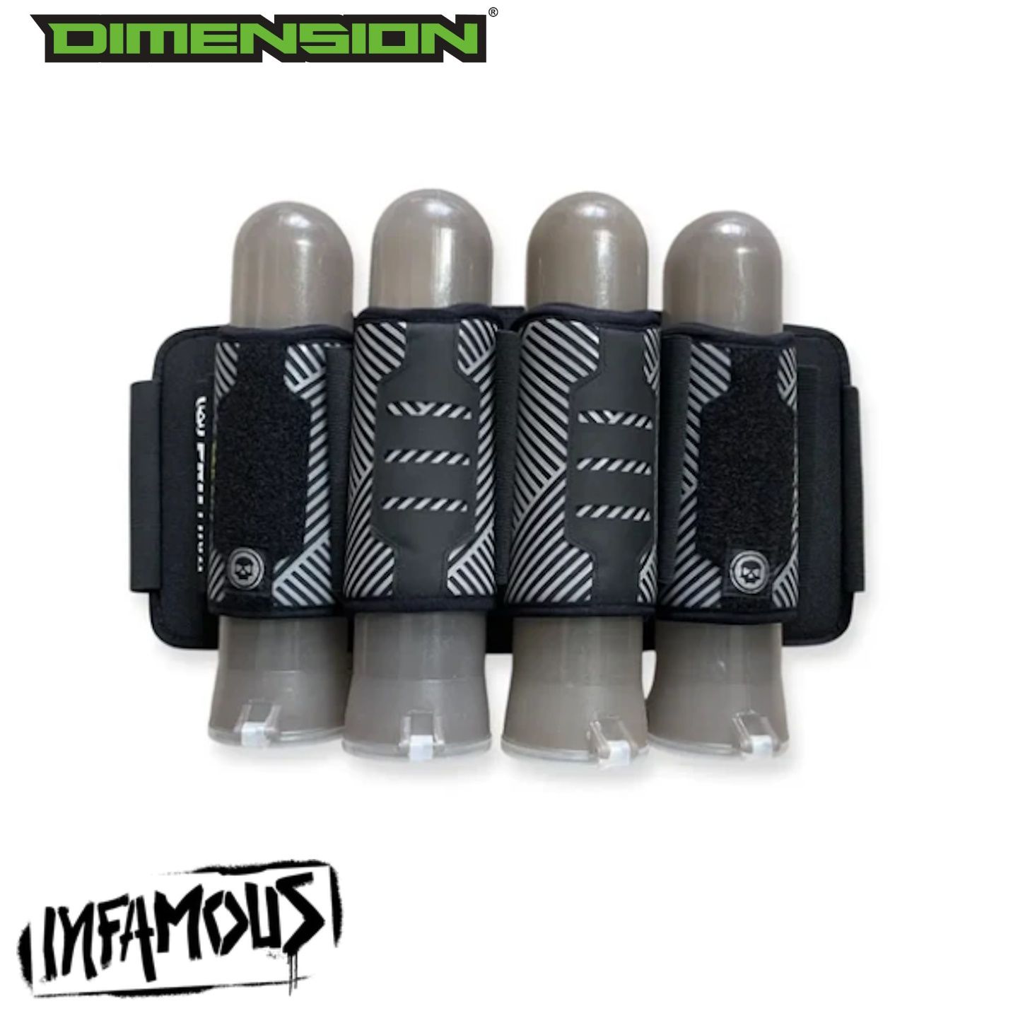 Infamous PRO DNA Reflex Harness - Grey - 4+7