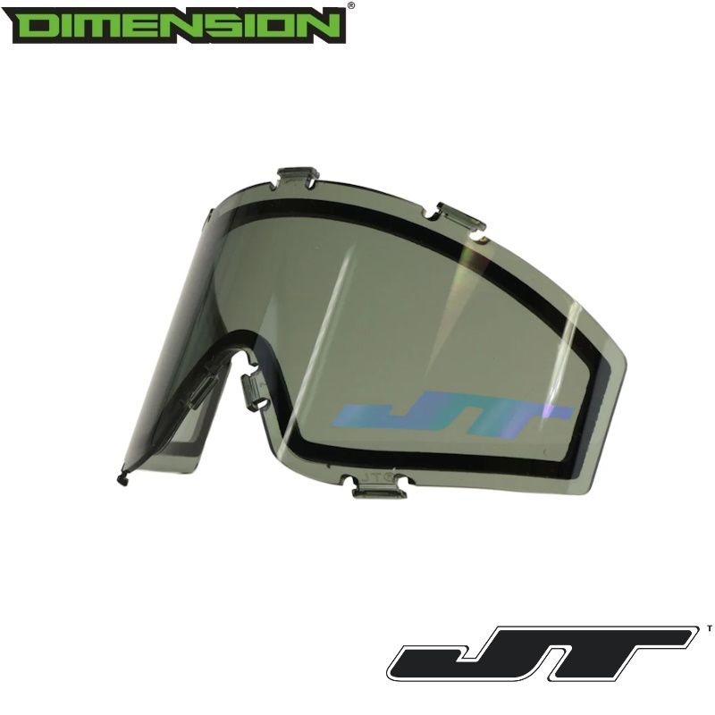 JT Spectra Lens Thermal - Smoke w/ Blue Mirror Logo
