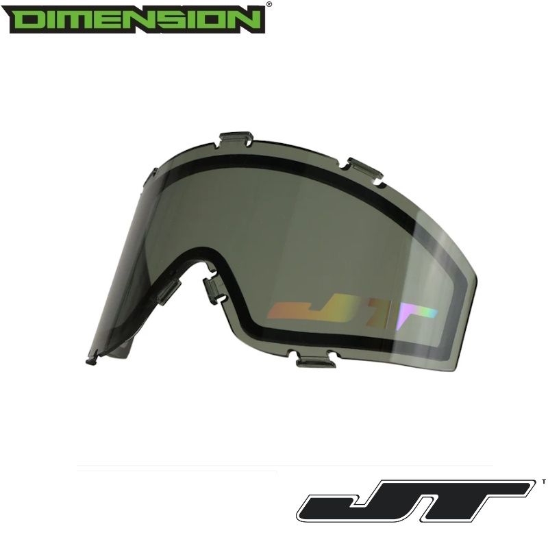 JT Spectra Lens Thermal - Smoke w/ Red Chromatic Logo