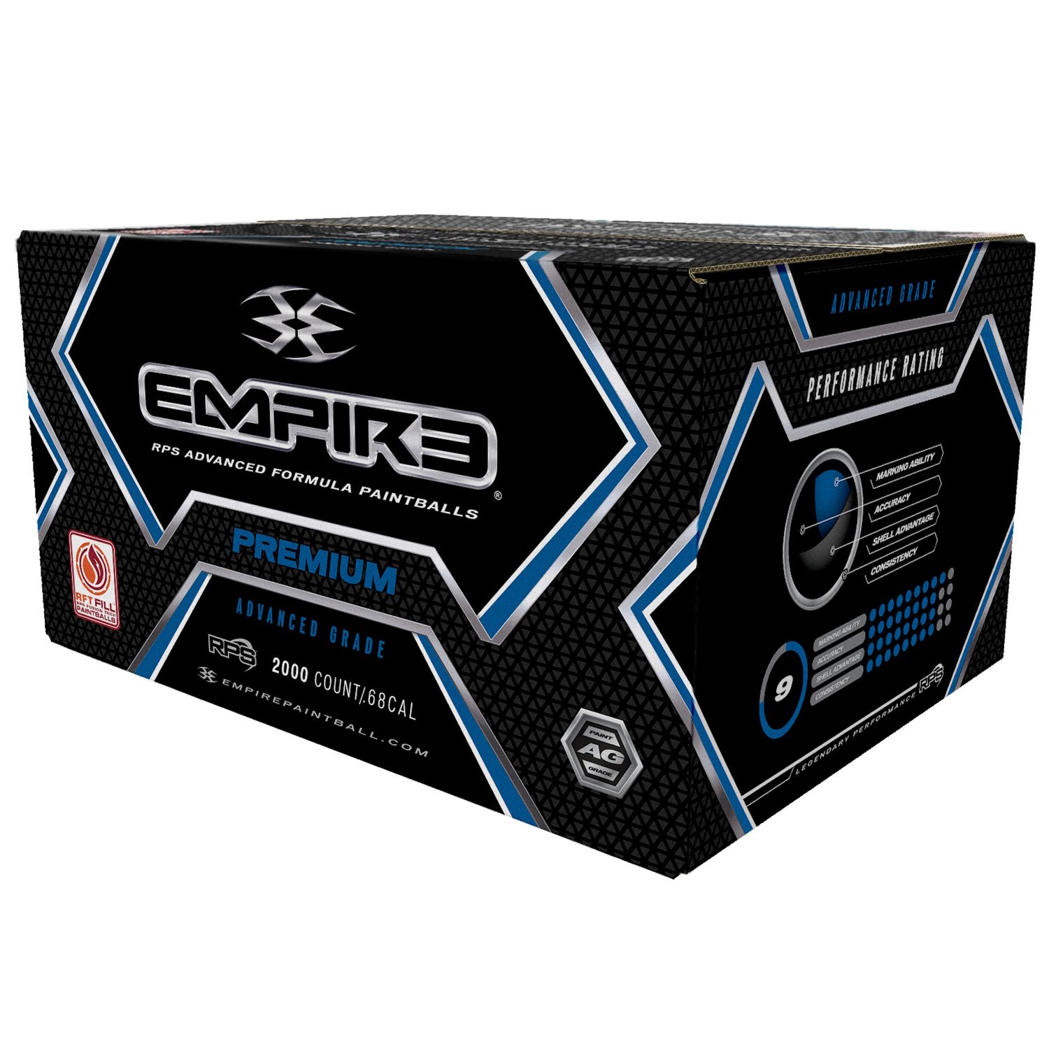 PRE-PAID - XBALL - PREMIUM - 1 CASE PAINTBALLS