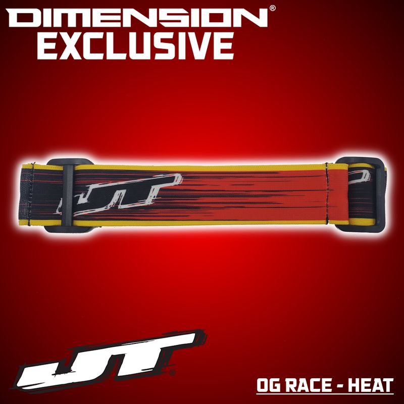 JT Paintball Goggle Strap - OG Race - Heat (DIMENSION LIMITED EDITION)