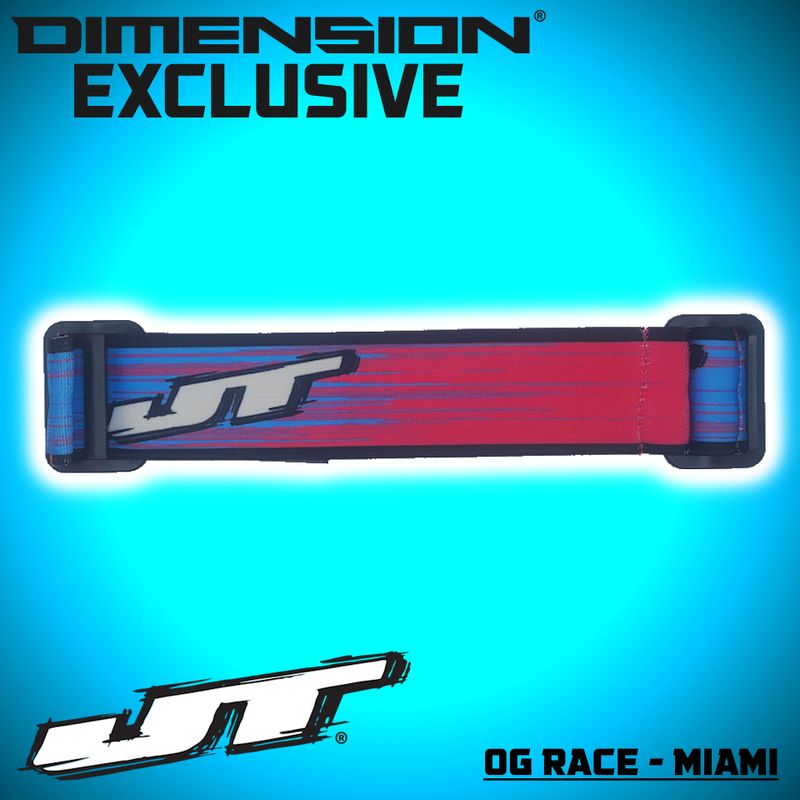 JT Paintball Goggle Strap - OG Race - Miami (DIMENSION LIMITED EDITION)