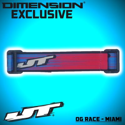 JT Paintball Goggle Strap - OG Race - Miami (DIMENSION LIMITED EDITION)
