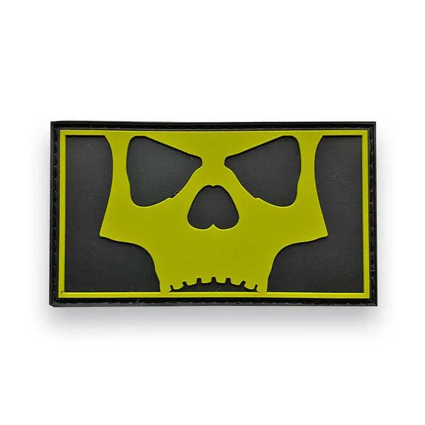 Icon Skull Full Patch - Black Volt