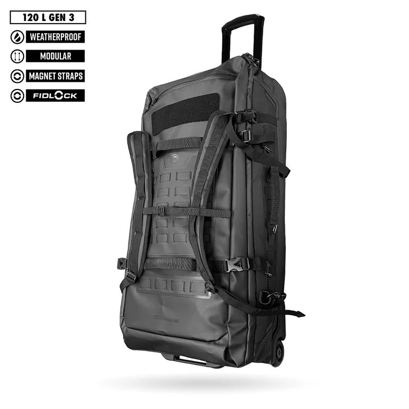 Infamous FNDN® Modular Weatherproof Rolling Gearbag XL - 120L (GEN 3)