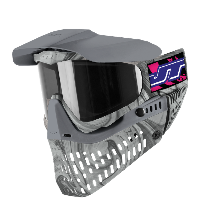 JT Spectra Proflex LE Goggle GN Marble Light Gray Black Away w Pink Strap