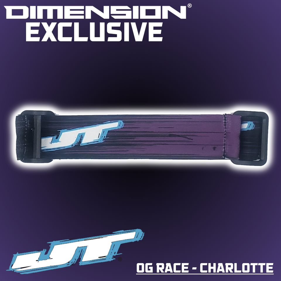 JT Paintball Goggle Strap - OG RACE - Charlotte (DIMENSION LIMITED EDITION)