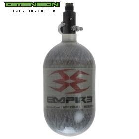 Empire Compressed Air Tank - 68cu 4500 psi Carbon Fiber - Grey