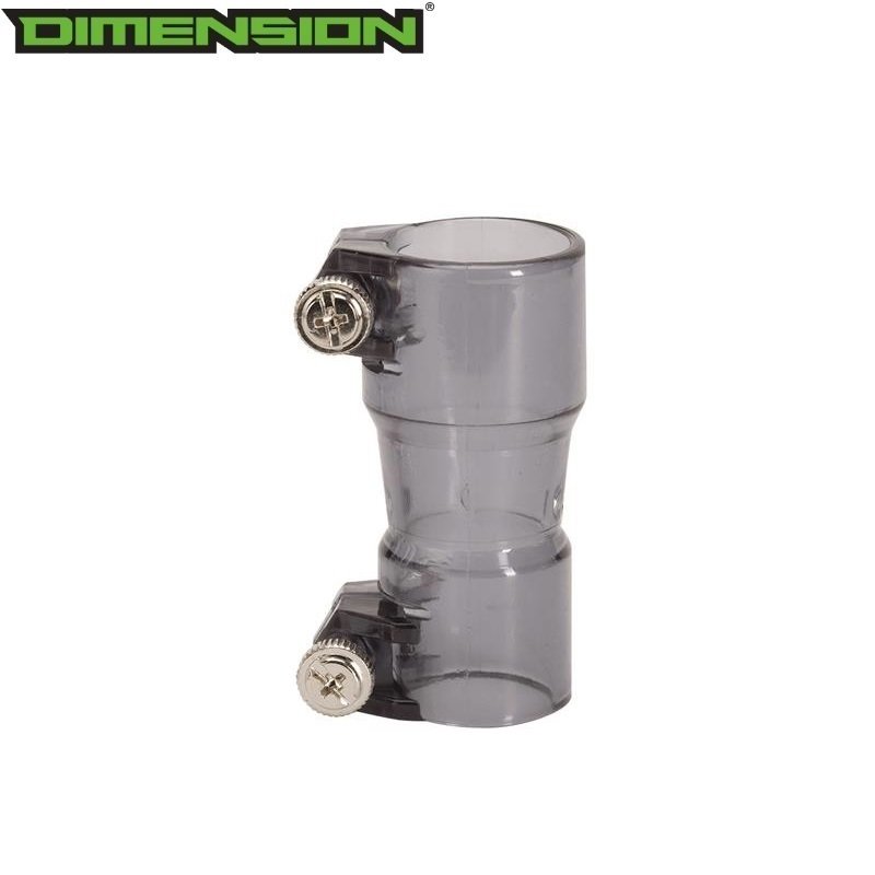 JT Powerfeed Elbow Straight - Black
