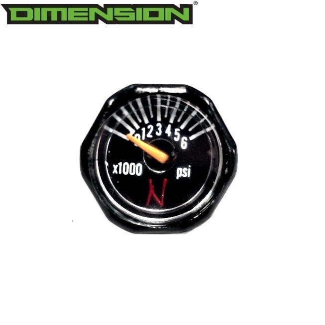 Ninja Ultralite Nano Tank Gauge - Black - 6000 PSI