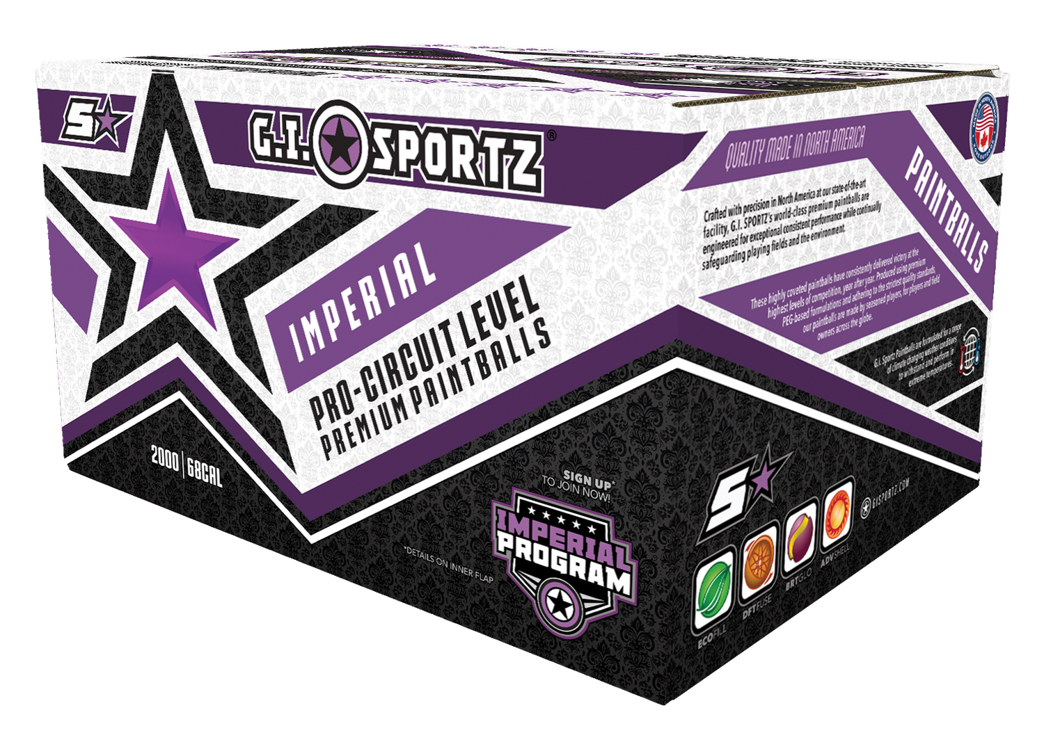 PRE-PAID - 3MAN - TOURNAMENT GRADE - 1 CASE PAINTBALLS