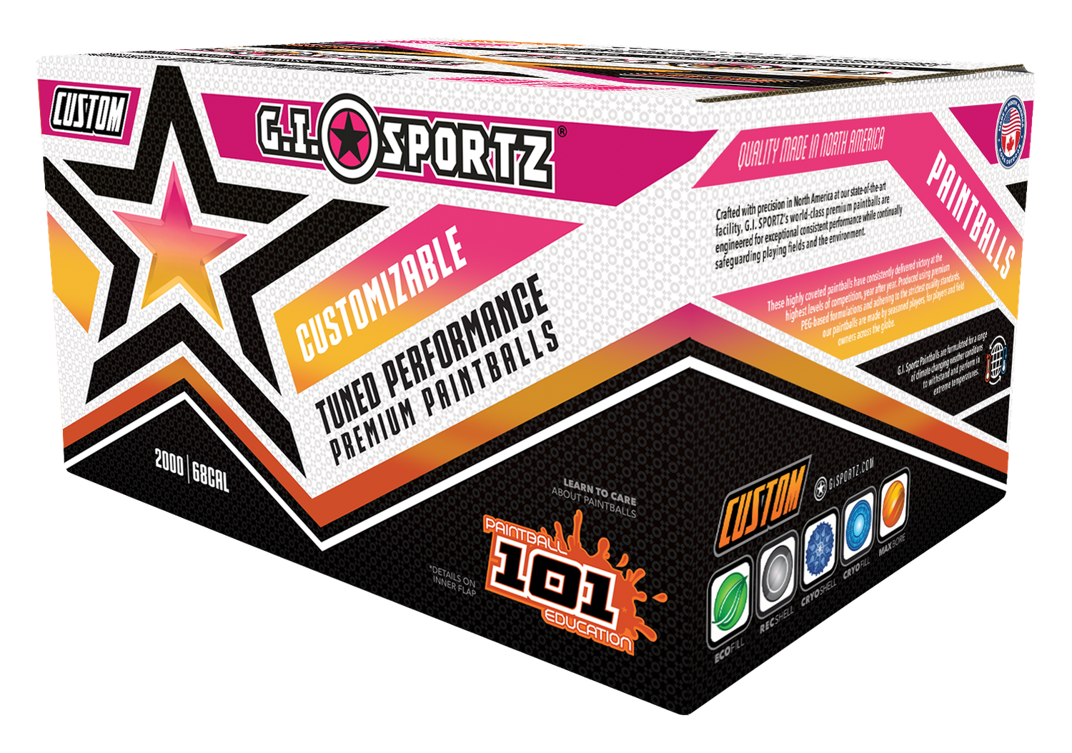 PRE-PAID - XBALL - CUSTOM TOURNAMENT GRADE - 1 CASE PAINTBALLS