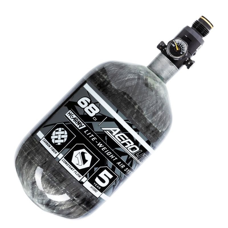 HK Army AeroLite Carbon Fiber Tank - 68ci / 4500psi - Clear