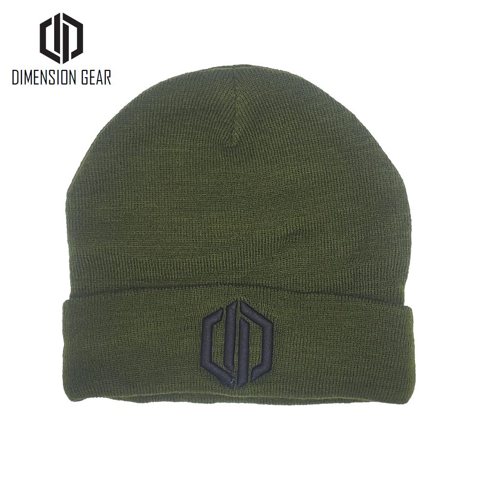 Dimension Gear "Cube" Beanie - Olive/Black