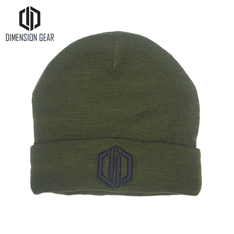 Dimension Gear "Cube" Beanie - Olive/Black