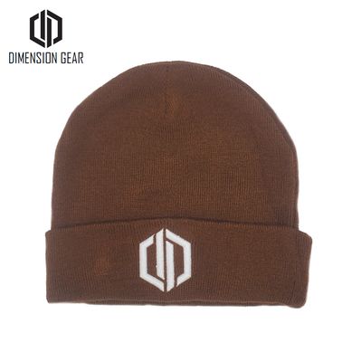 Dimension Gear "Cube" Beanie - Brown/White
