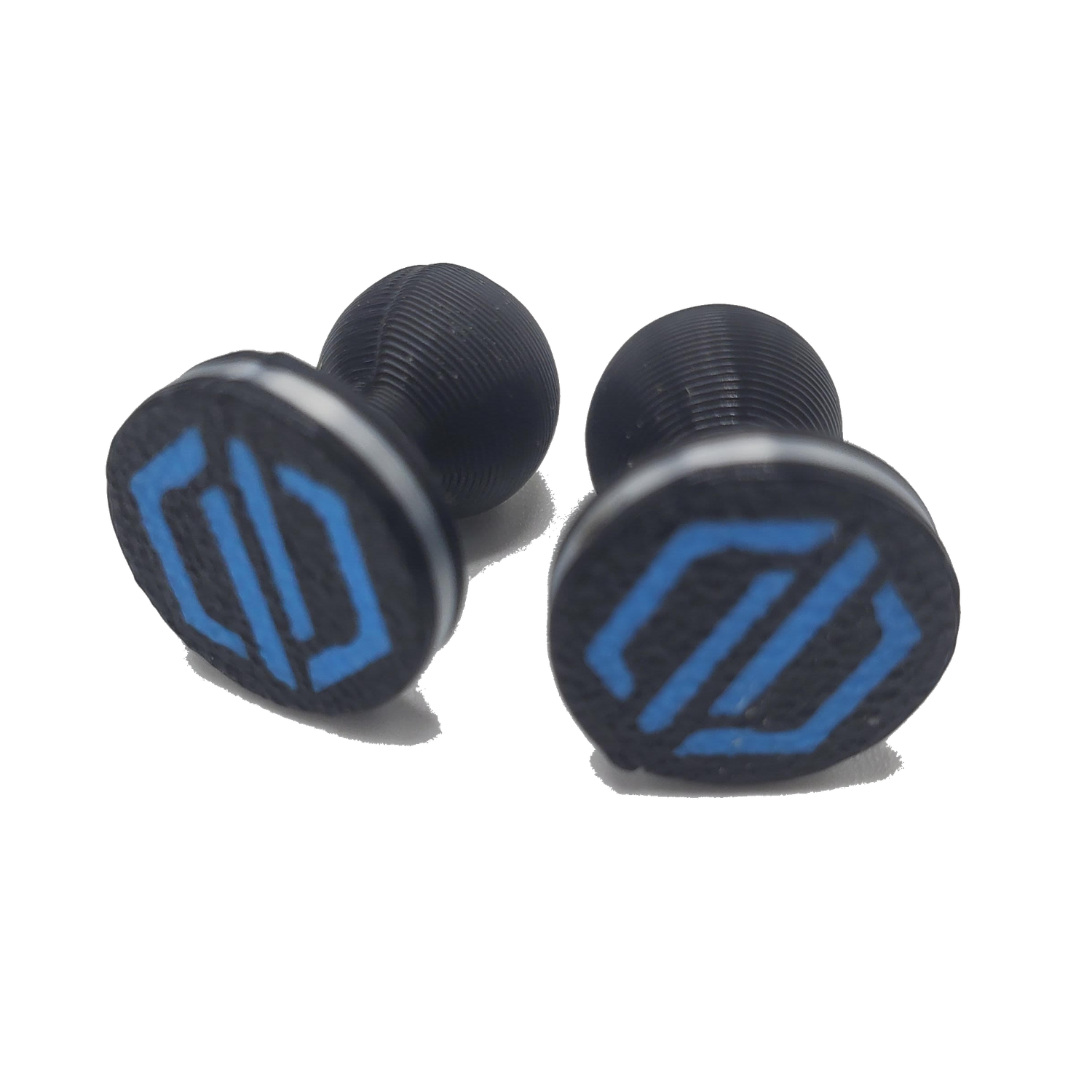 Dimension Gear - Proflex Skirt Plugs (2 Pcs.) - Hexa Cube - Black/Light Blue