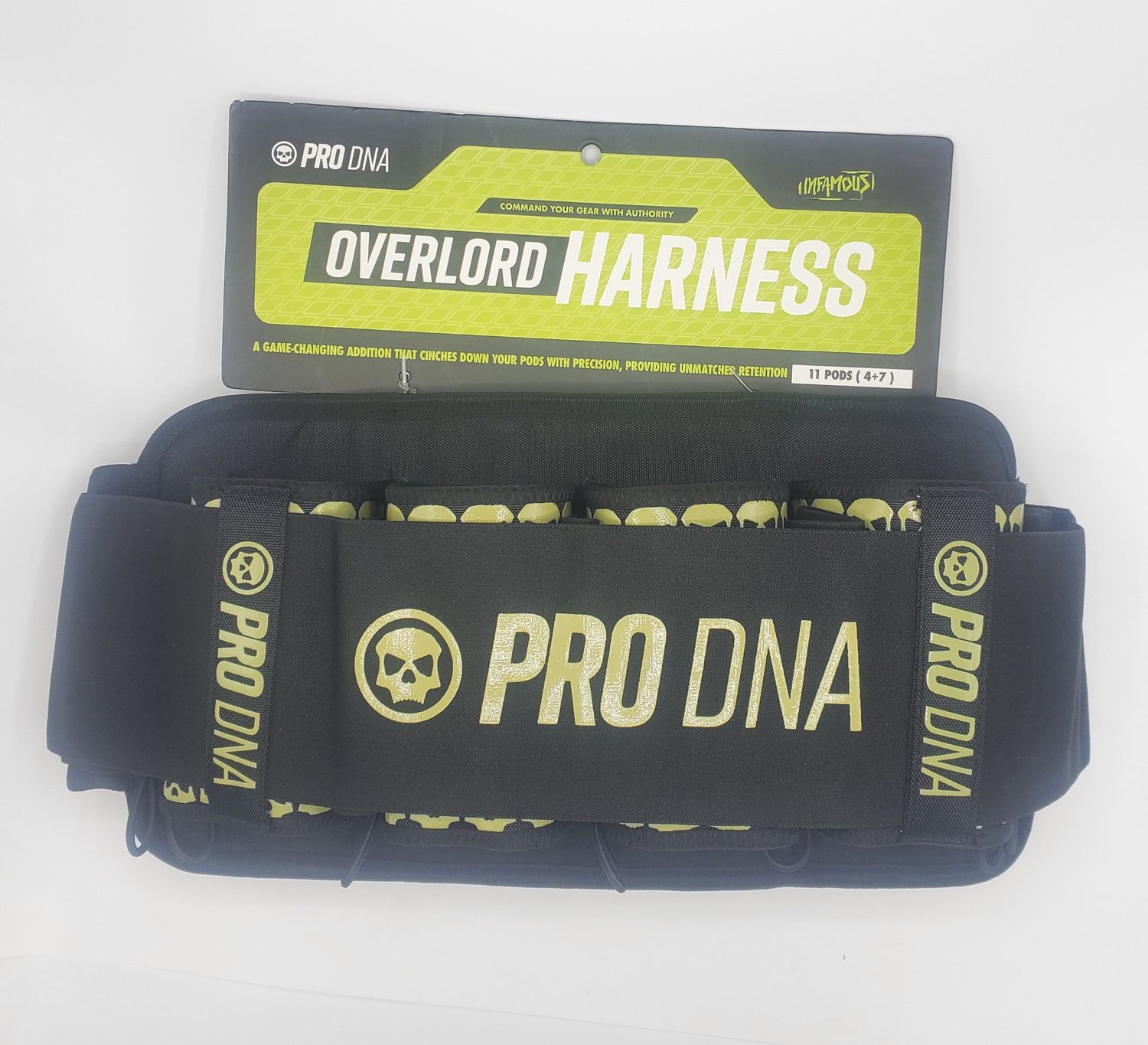 Infamous PRO DNA Overlord Harness - Black/Olive