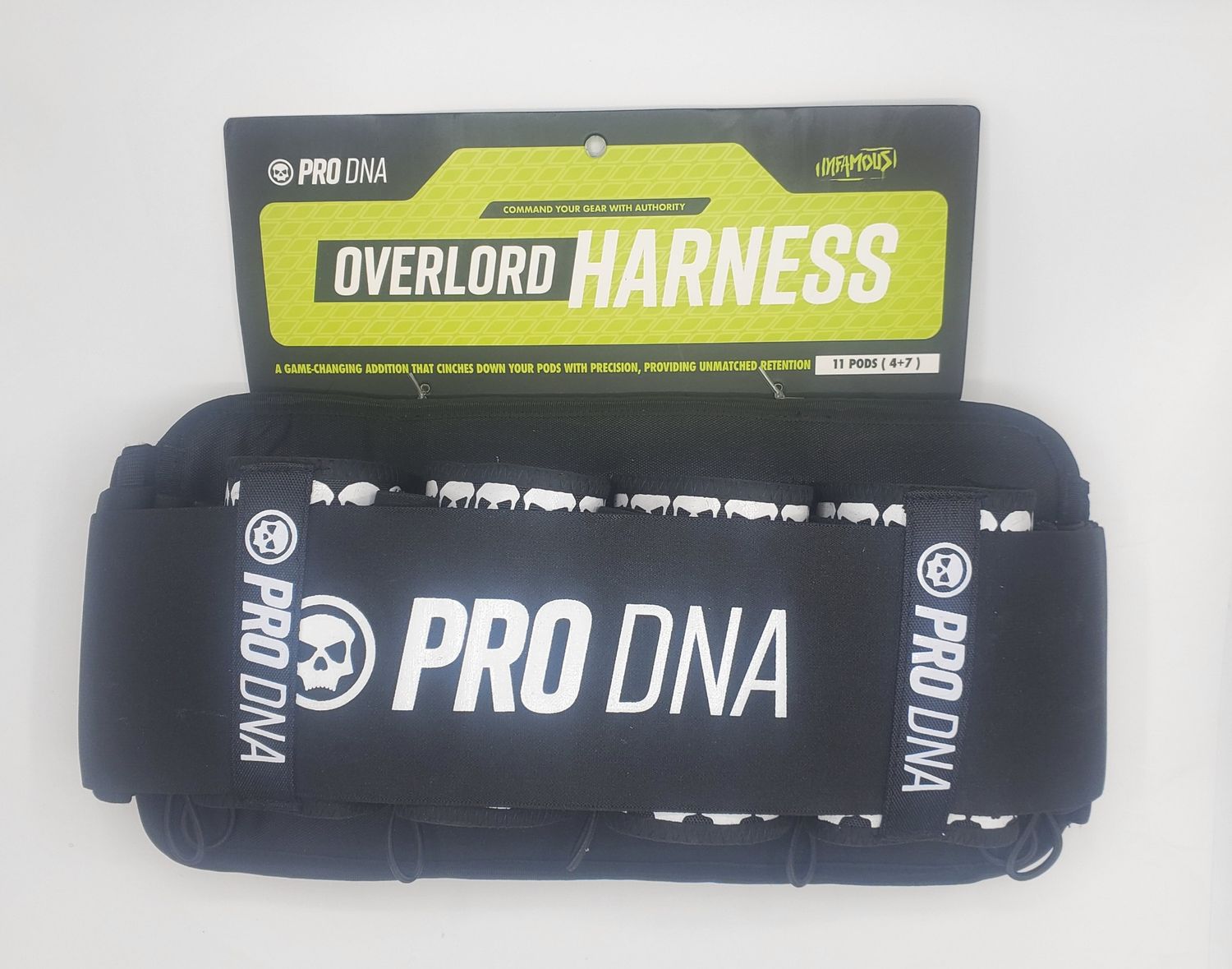 Infamous PRO DNA Overlord Harness - Black/White