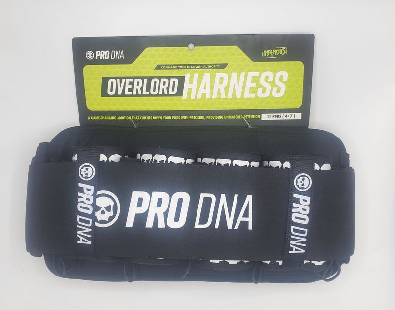 Infamous PRO DNA Overlord Harness - Black/White
