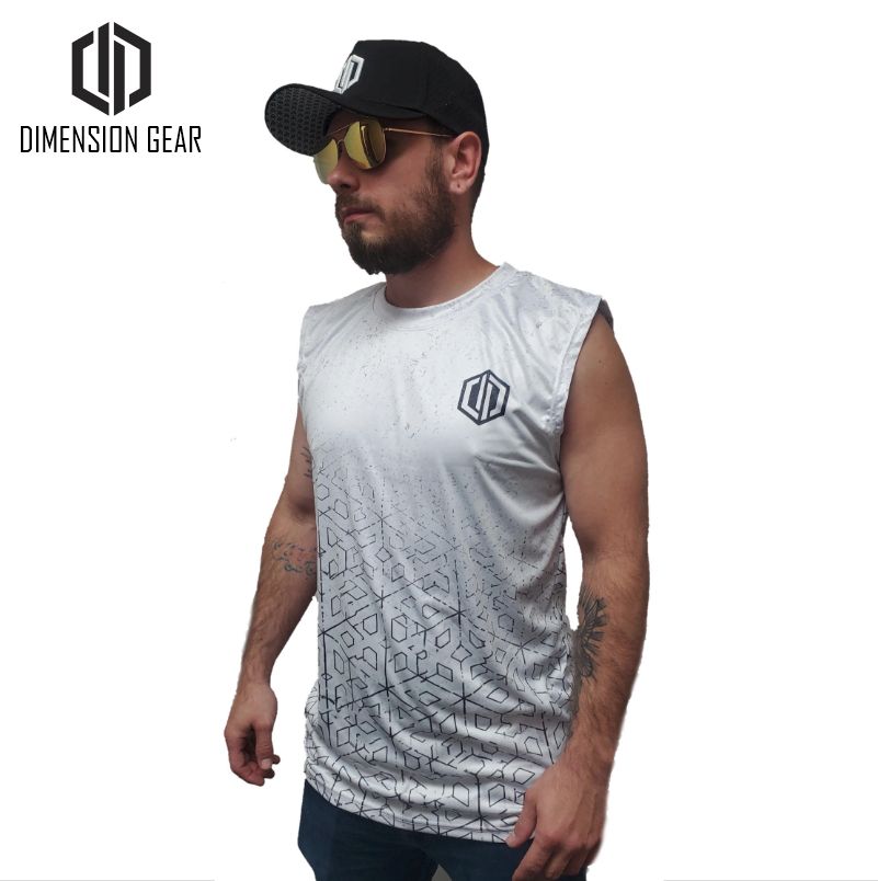 Dimension Gear Live-Dri Tank Top - Ghost Six Stone - Medium