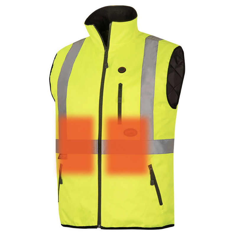 Hi-Viz Heated Safety Vest Hi-Viz Heated Safety Vest