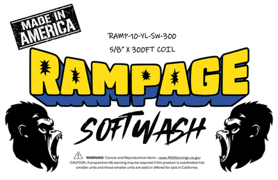 RAMPAGE 5/8 in Softwash Hose 300 ft