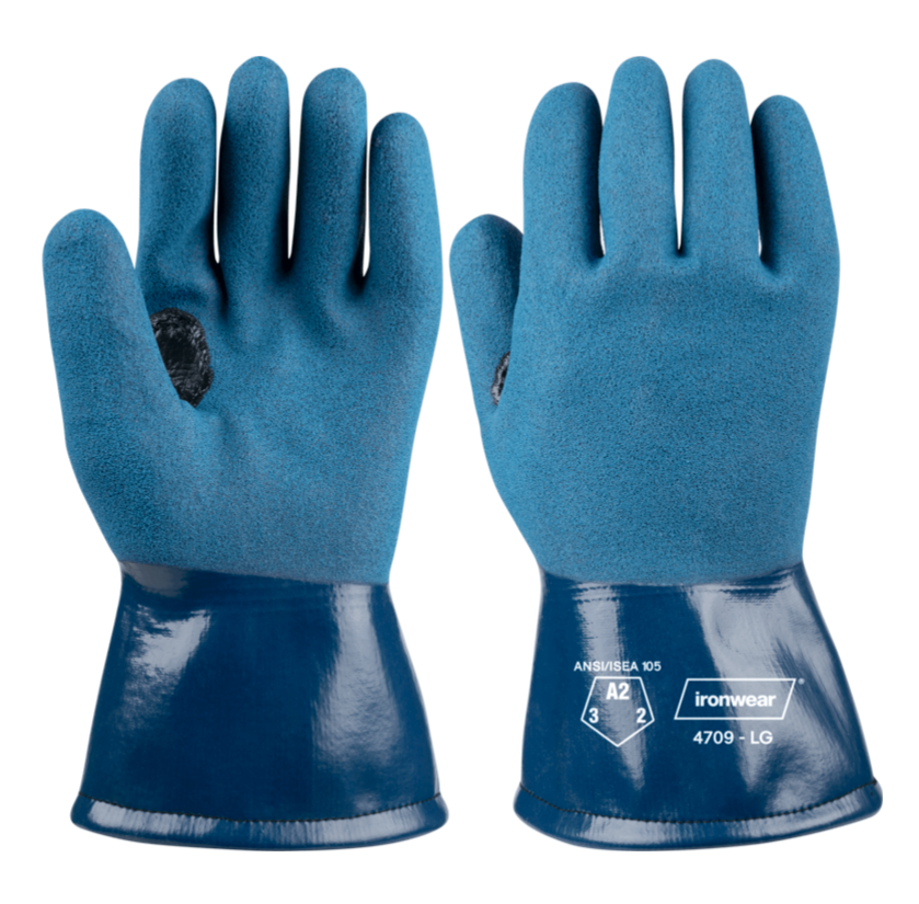 Ironwear 4709 Glove with sandy nitrile coating Ironwear 4709 Glove with sandy nitrile coating
