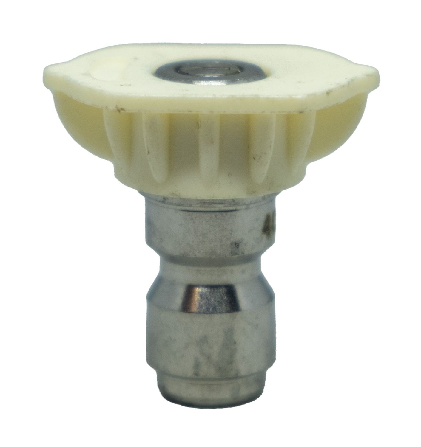 White Tip 40-Degree Quick Disconnect Spray Nozzle