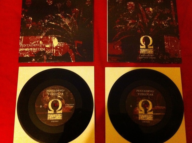 Pentadrvg &amp; Yudlugar - Post Mortenm split 7&quot;