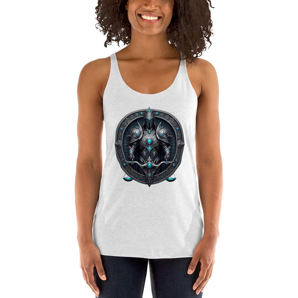 Libra Zodiac Sign Women&#39;s Racerback Tank