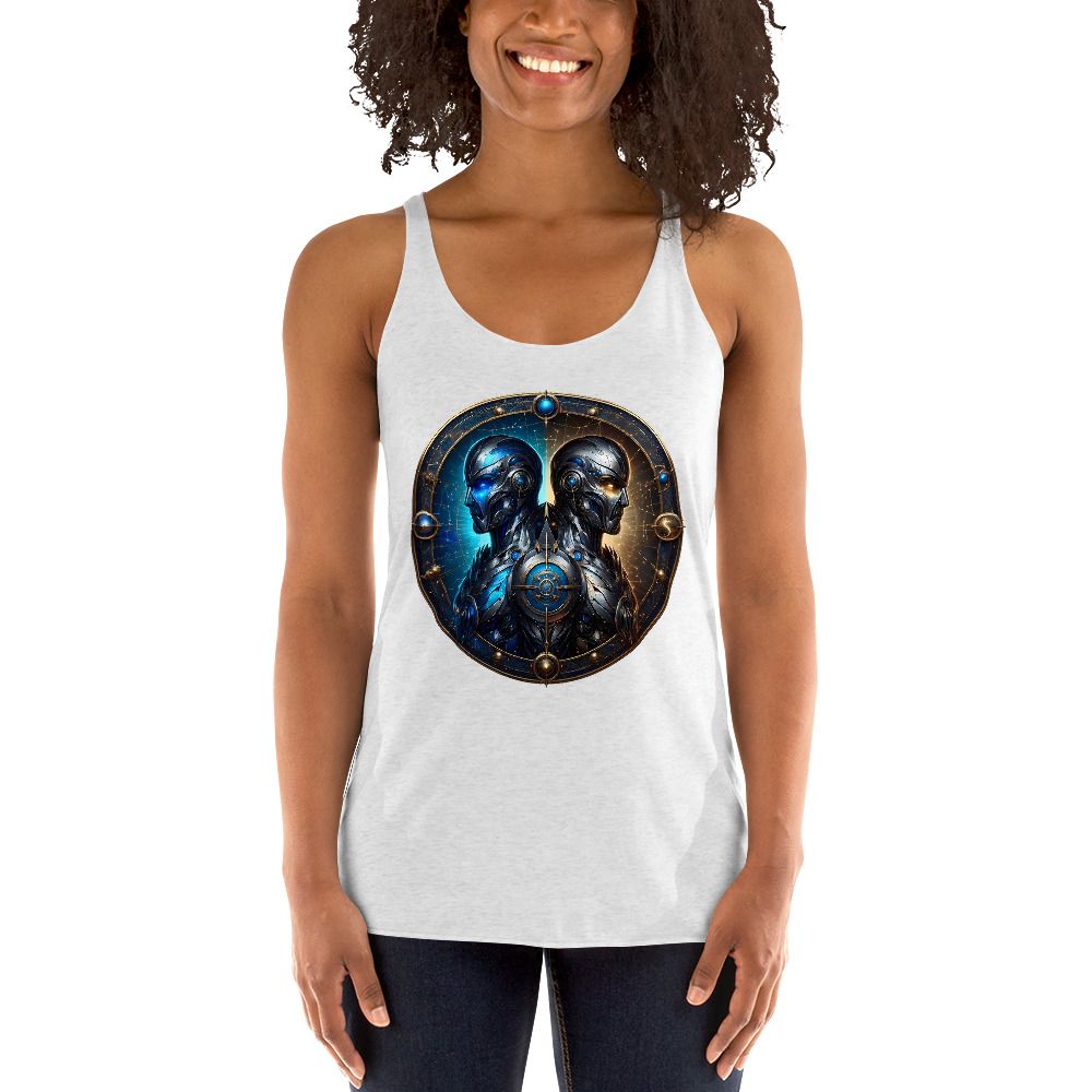 Gemini Zodiac Sin Women&#39;s Racerback Tank