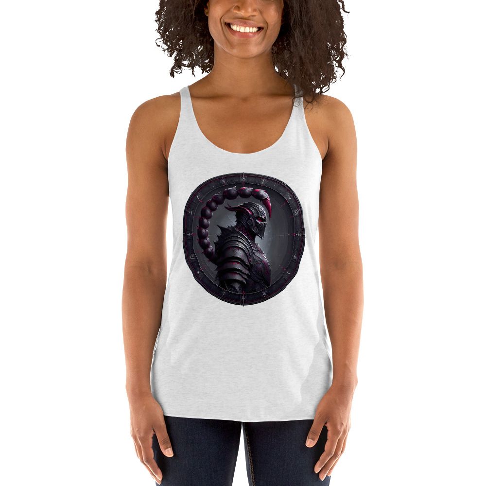 Scorpio Zodiac Sign Women&#39;s Racerback Tank