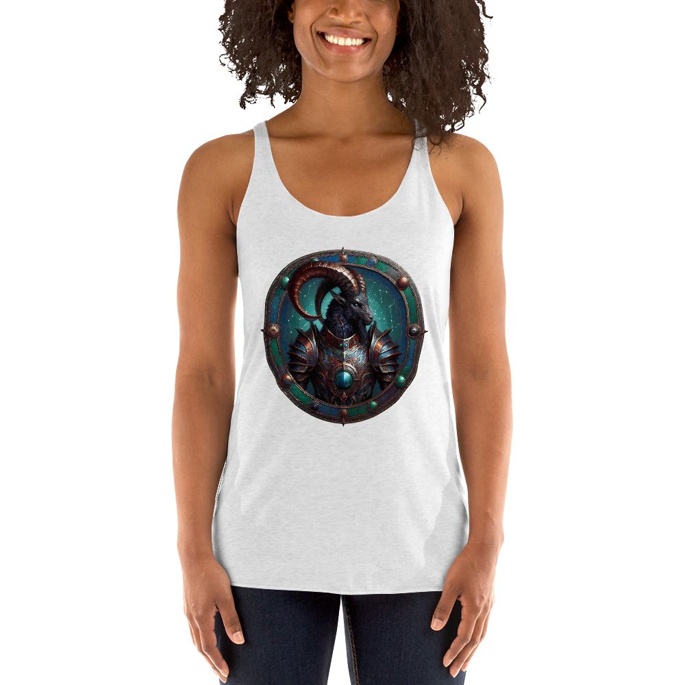 Capricorn Zodiac Sign Women&#39;s Racerback