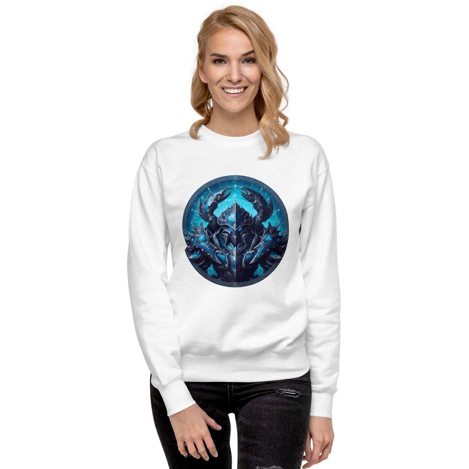 Cancer Zodiac Sign Unisex Premium Sweatshirt