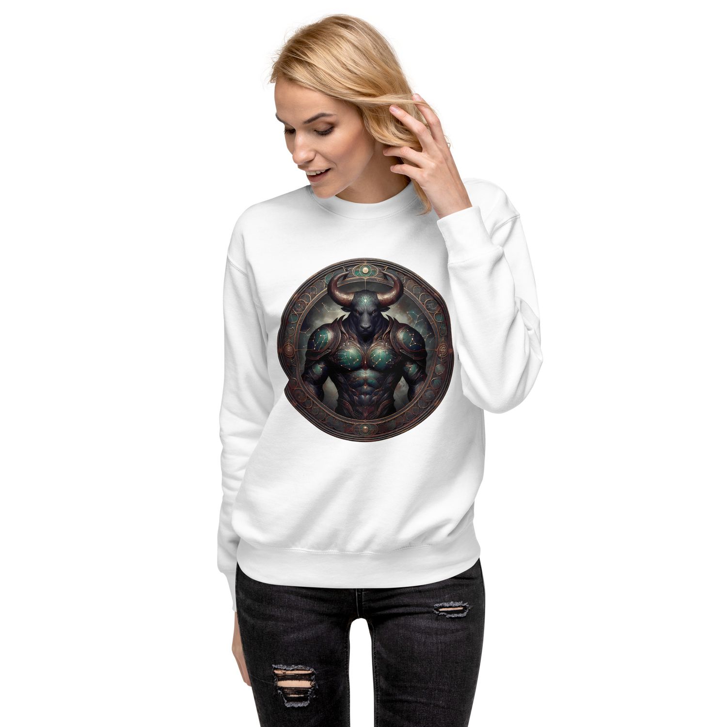 Taurus Zodiac Sign Unisex Premium Sweatshirt
