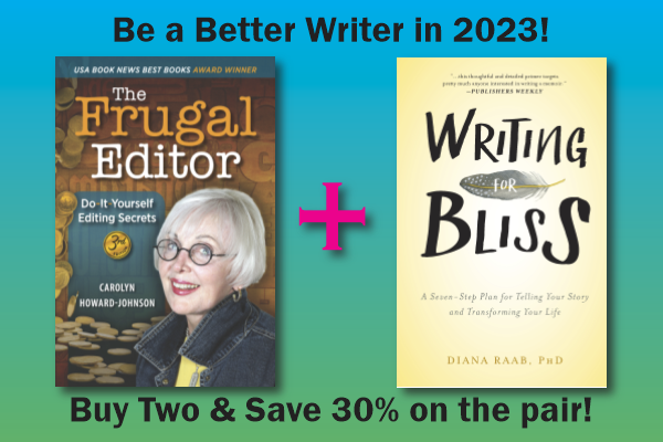 Frugal Editor 3rd + Writing for Bliss Frugal Editor 3rd + Writing for Bliss