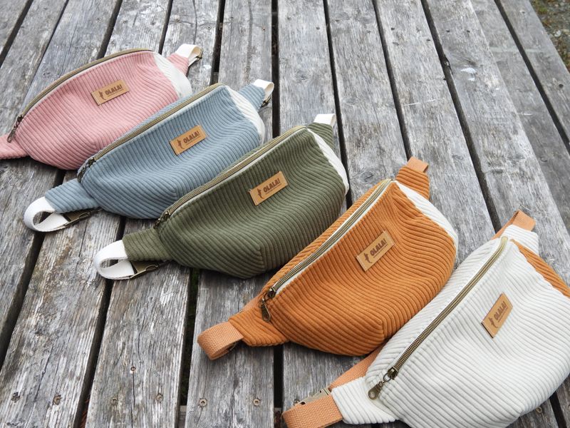 Handmade Corduroy Fanny Pack
