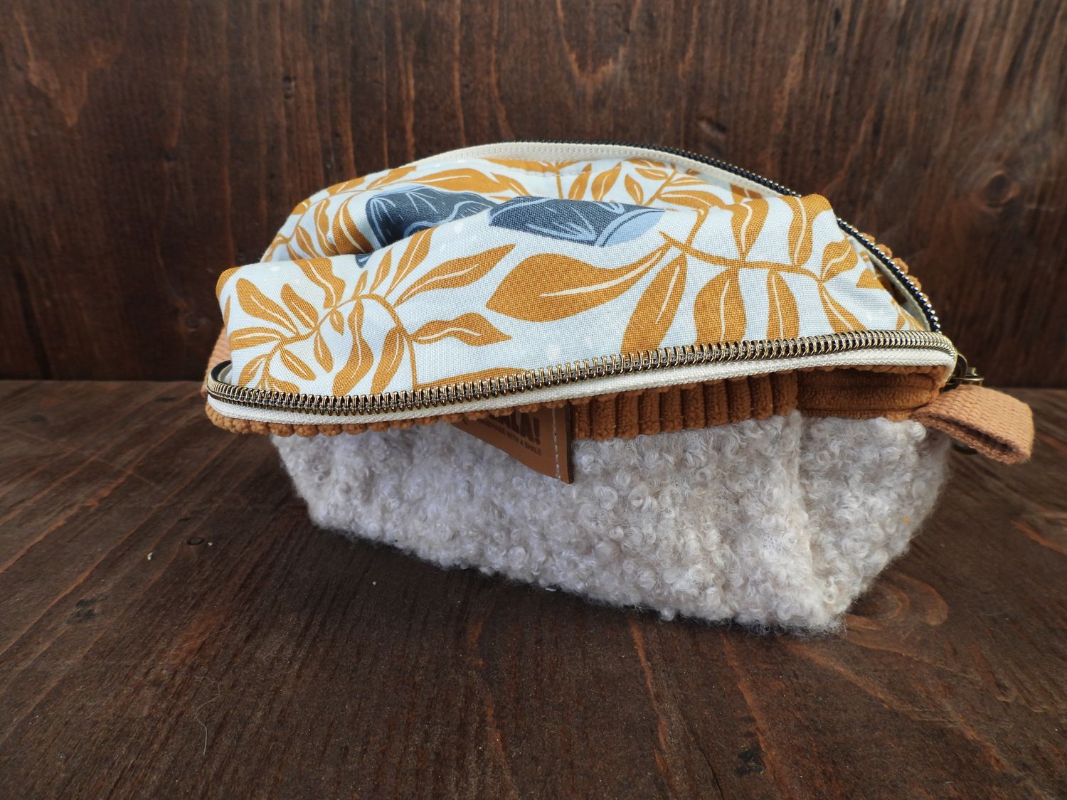 Carry-All Bag - Mustard &amp; Bouclé