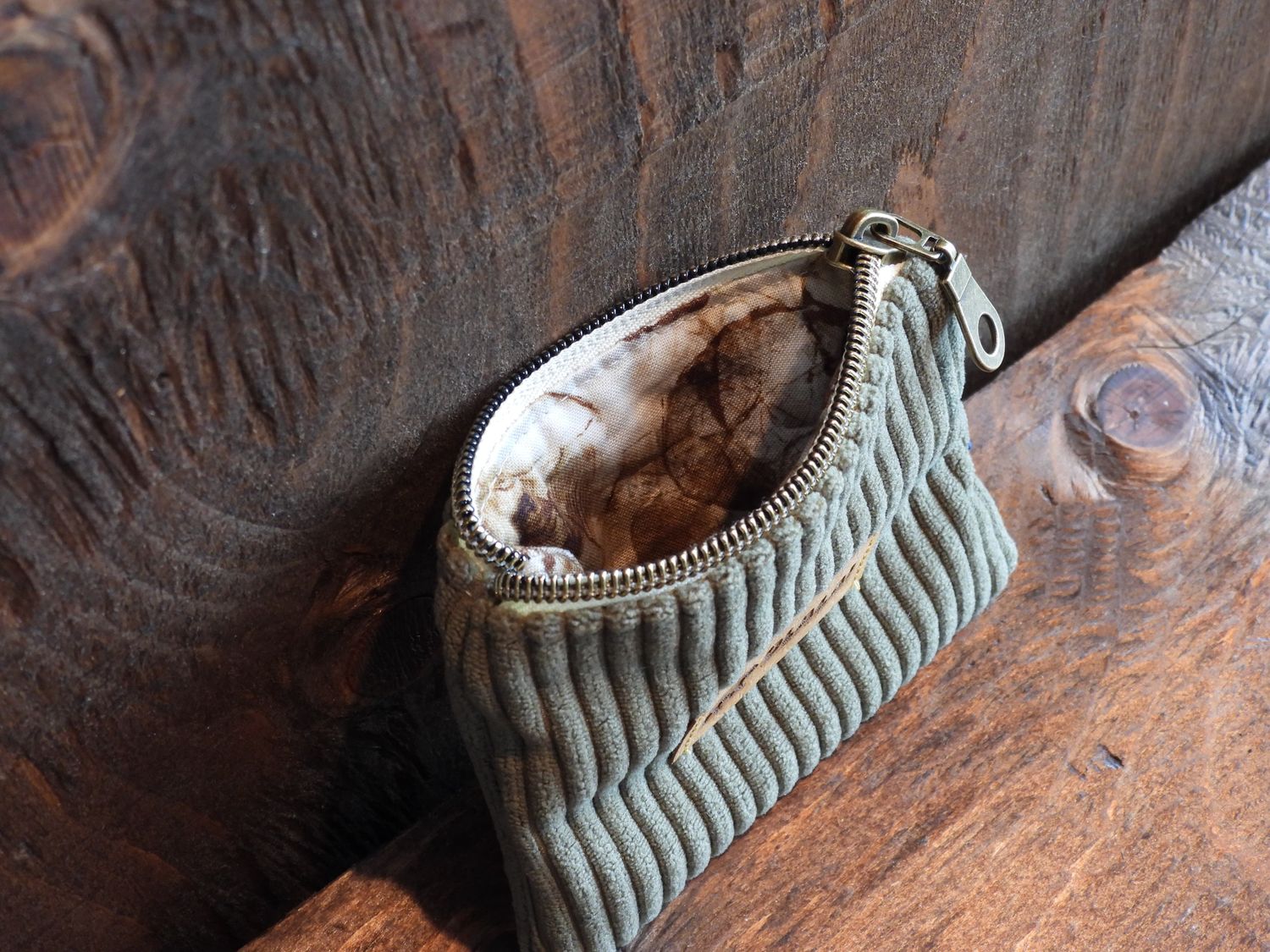 Coin pouch - Corduroy - Khaki
