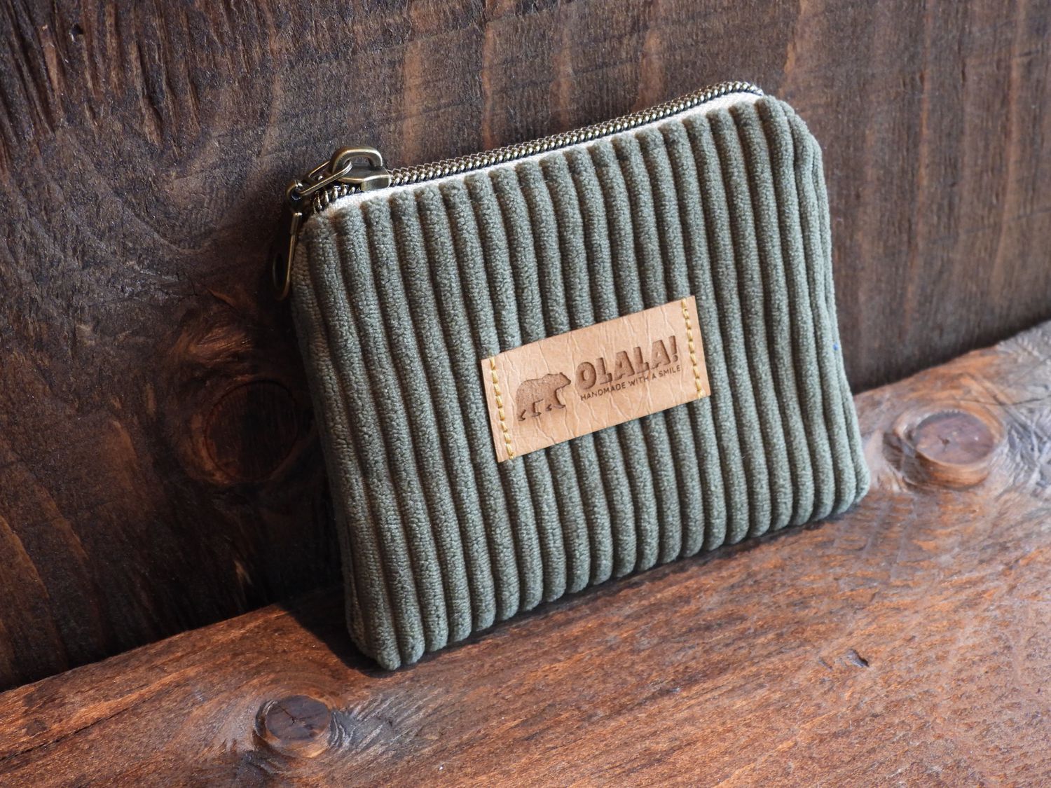 Coin pouch - Corduroy - Khaki
