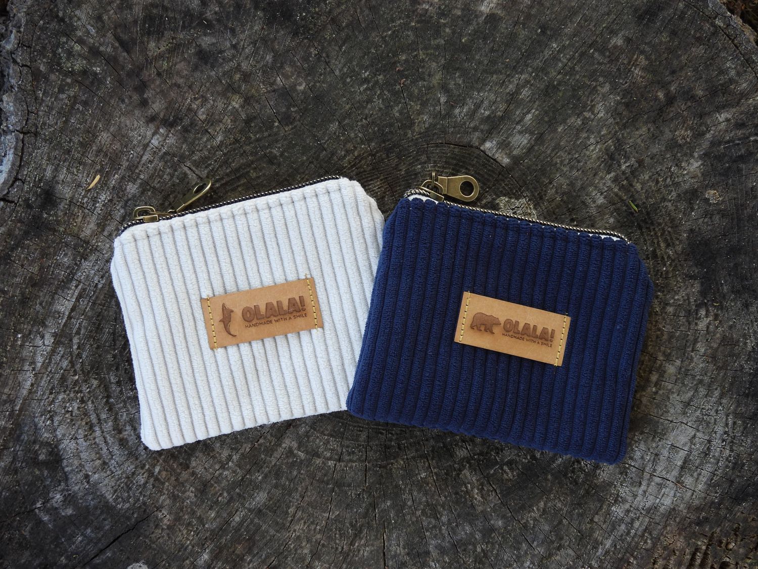 Coin pouch - Corduroy - Navy