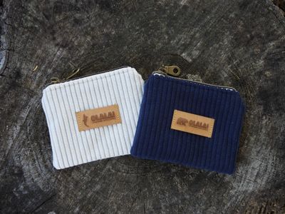 Coin pouch - Corduroy - Navy