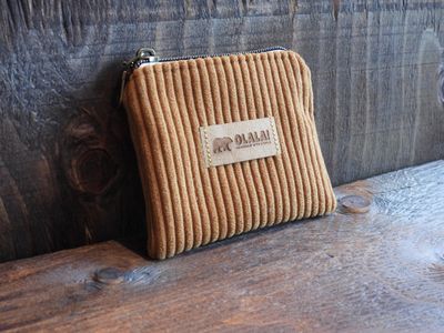 Coin pouch - Corduroy - Mustard