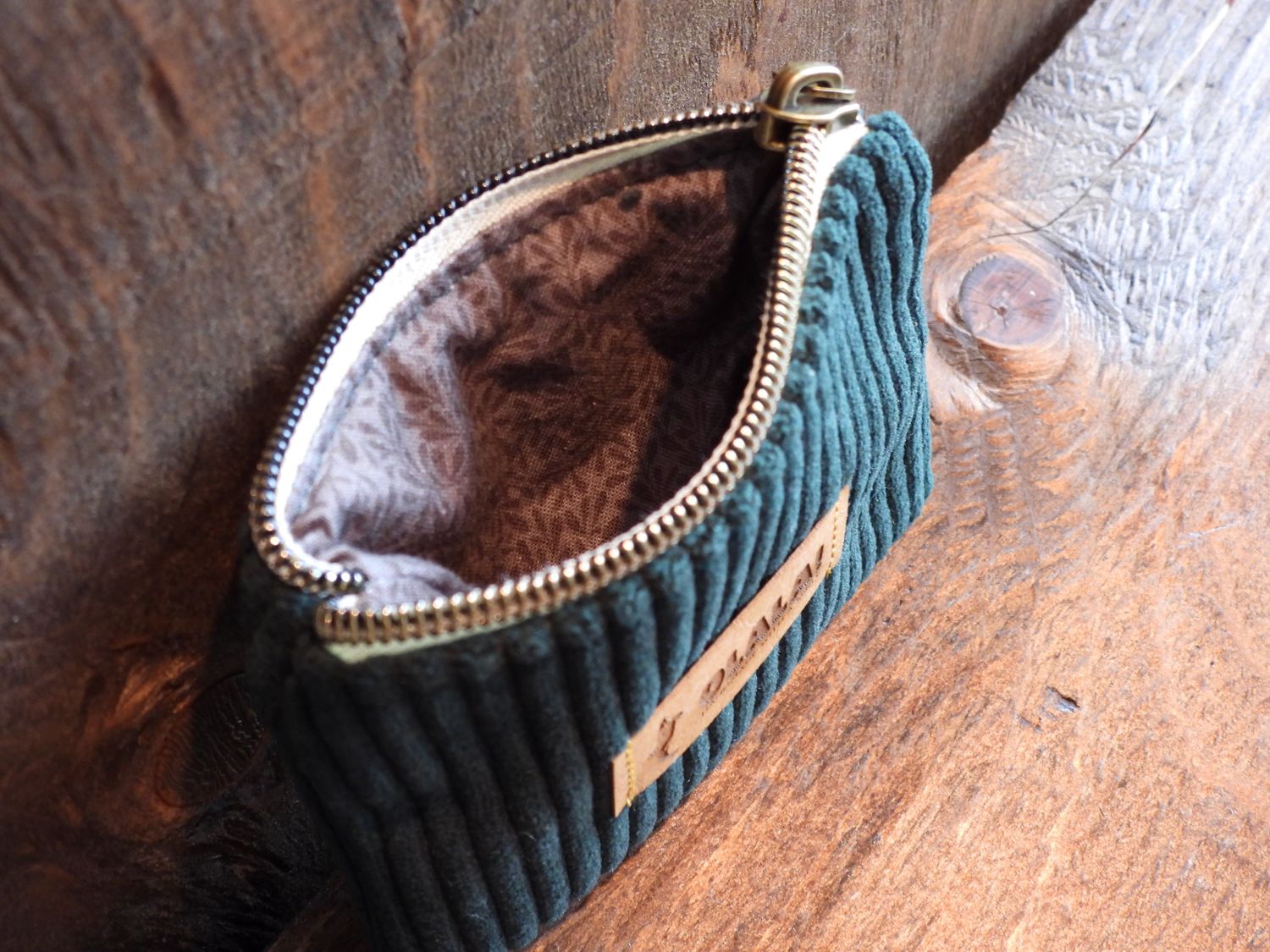 Coin pouch - Corduroy - Forest